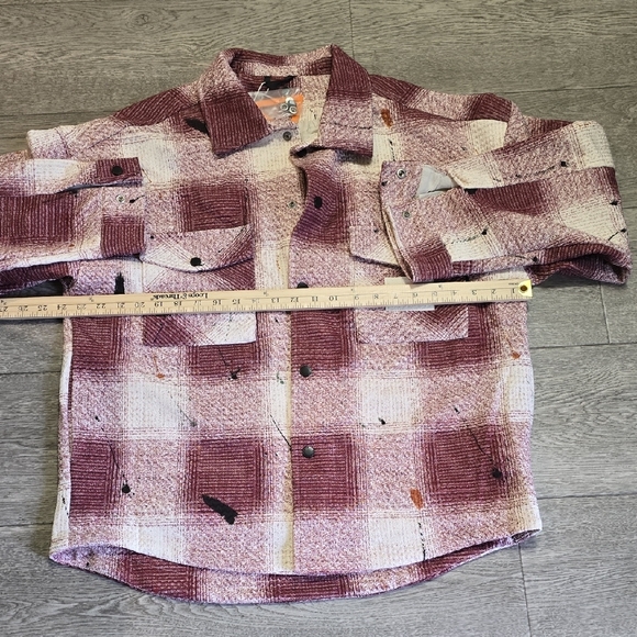 Plaid Button-Up Jacket - Picture 2 of 5